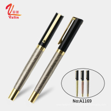 Prix ​​promotionnel Luxury Backossing Copper Metal Roller Pen